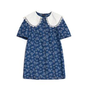 Sister Jane Wildflower Denim Mini Dress